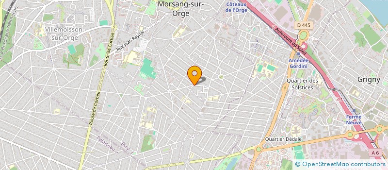 localisation de l'entreprise SCI TJS INVEST à MORSANG-SUR-ORGE