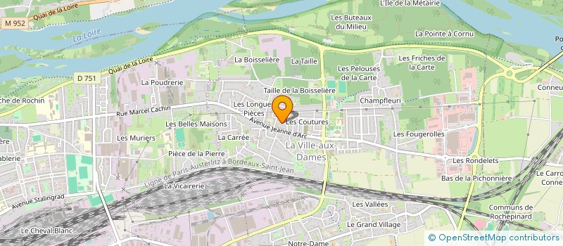 localisation de l'entreprise SCI TK IMMO  LA VILLE-AUX-DAMES