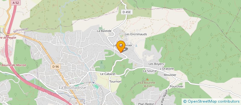 localisation de l'entreprise SCI TK5  LA BOUILLADISSE