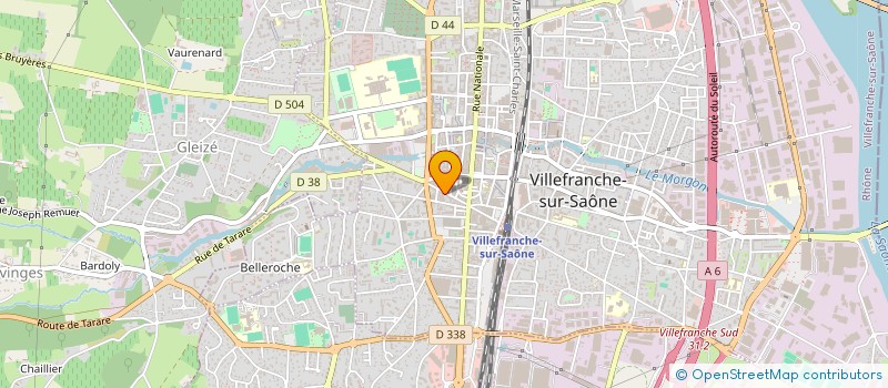 localisation de l'entreprise SCI TKA  VILLEFRANCHE-SUR-SAONE