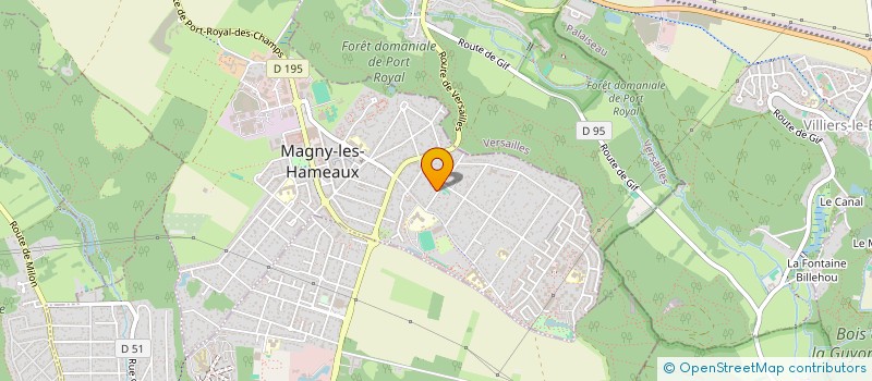 localisation de l'entreprise SCI TKATCHEFF  MAGNY-LES-HAMEAUX