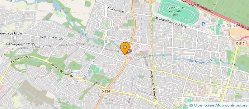 localisation de l'entreprise SCI TKBC à LONS