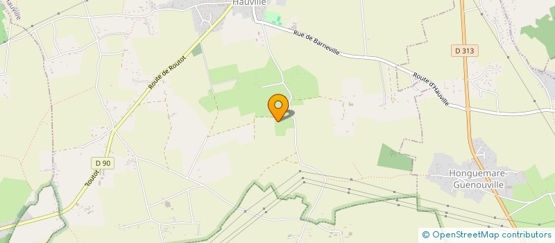 localisation de l'entreprise SCI TKMV  HAUVILLE