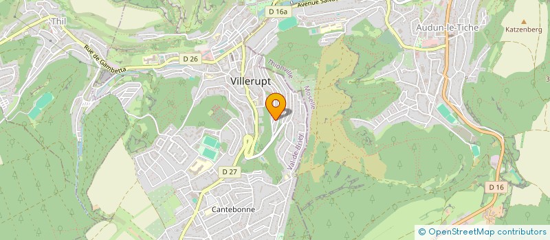 localisation de l'entreprise SCI TKP  VILLERUPT