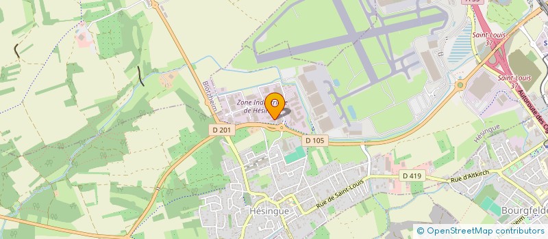 localisation de l'entreprise SCI TL  HESINGUE