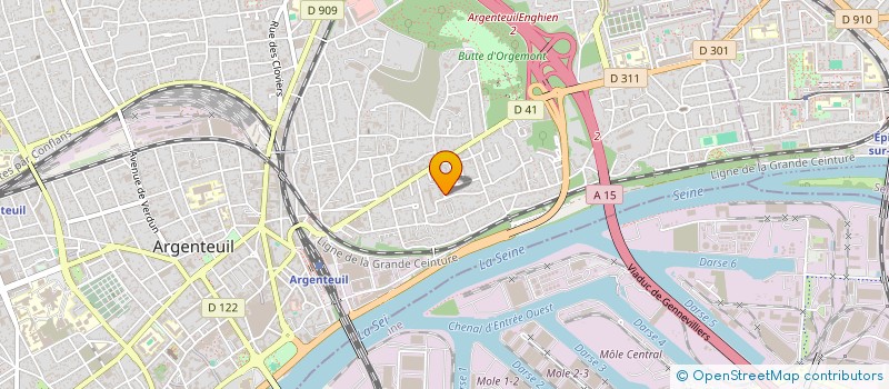 localisation de l'entreprise SCI TLB  ARGENTEUIL