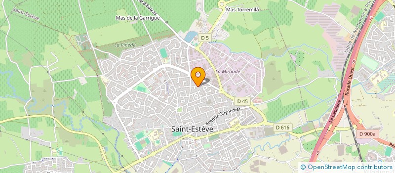 localisation de l'entreprise SCI TLC  SAINT-ESTEVE