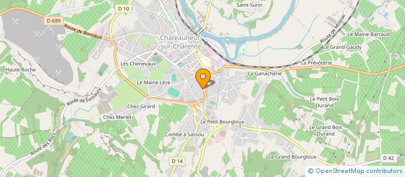 localisation de l'entreprise SCI TLC BL à CHATEAUNEUF-SUR-CHARENTE