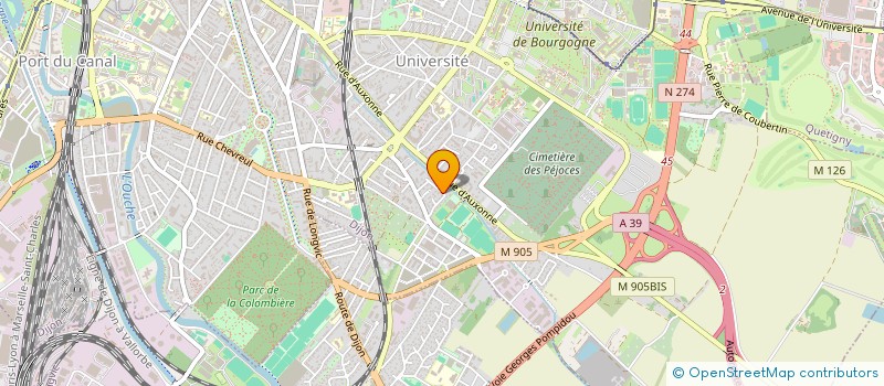 localisation de l'entreprise SCI TLD IMMO à DIJON