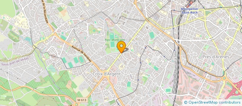 localisation de l'entreprise SCI TLEMCEN à MONTPELLIER