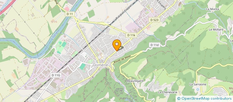 localisation de l'entreprise SCI TLF  DOMENE