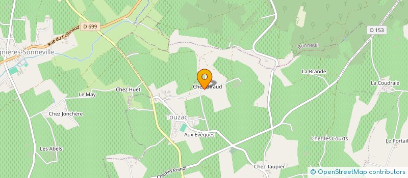localisation de l'entreprise SCI TLF à BELLEVIGNE