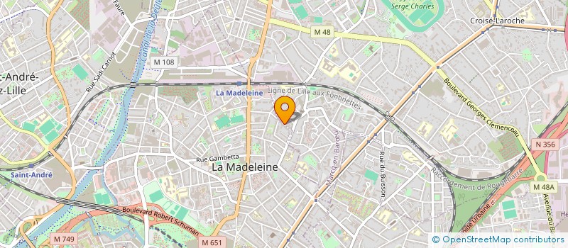 localisation de l'entreprise SCI TLH à MARCQ-EN-BARŒUL