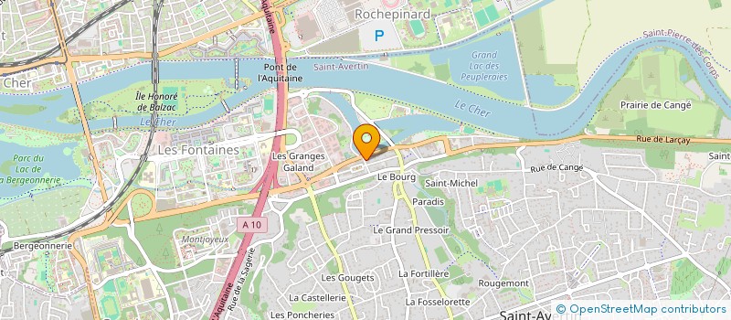 localisation de l'entreprise SCI TLI  SAINT-AVERTIN