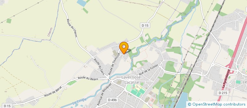 localisation de l'entreprise SCI TLM  LAVERNOSE-LACASSE