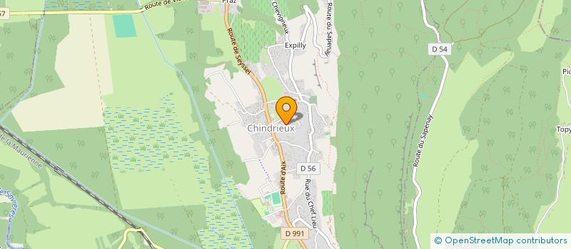 localisation de l'entreprise SCI TLM  CHINDRIEUX