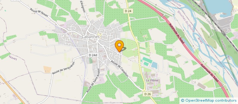 localisation de l'entreprise SCI TLM IMMO  CABANNES