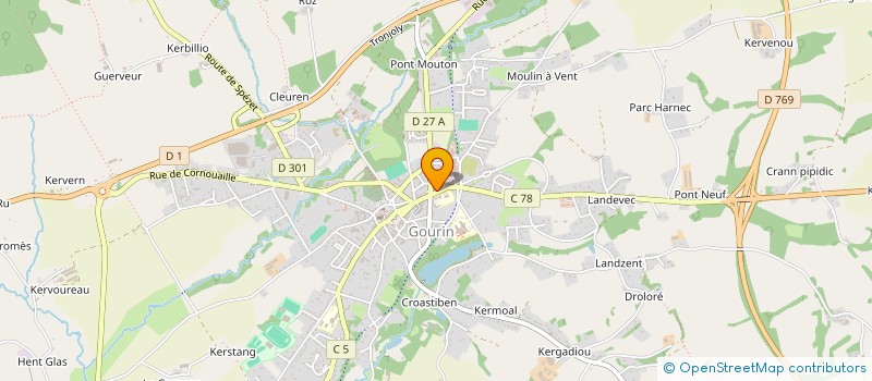 localisation de l'entreprise SCI TLMC  GOURIN