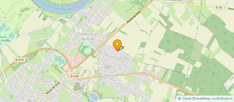 localisation de l'entreprise SCI TLP  CHATENOY-EN-BRESSE