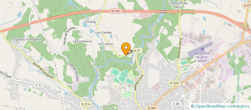 localisation de l'entreprise SCI TLS BRIVE à SAINT-JUNIEN