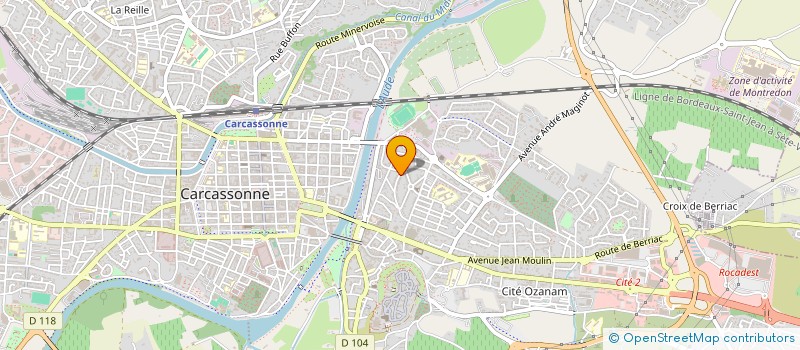 localisation de l'entreprise SCI TLS GARE à CARCASSONNE