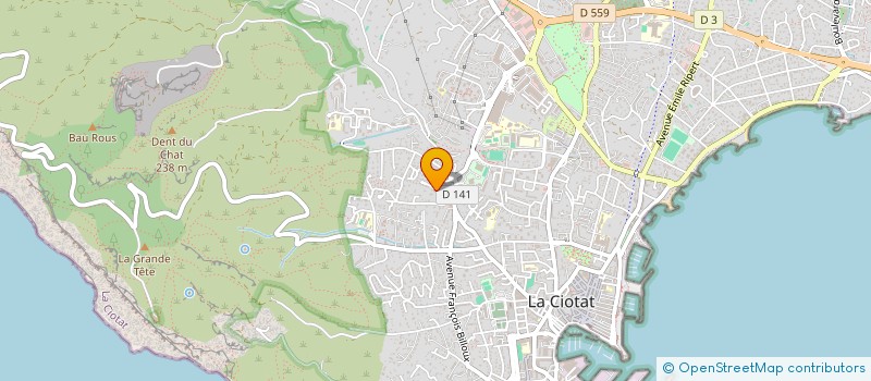 localisation de l'entreprise SCI TLT  LA CIOTAT