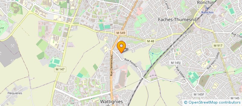 localisation de l'entreprise SCI TLW  WATTIGNIES