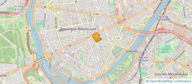 localisation de l'entreprise SCI TM à BOULOGNE-BILLANCOURT