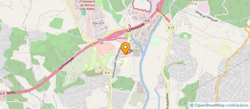localisation de l'entreprise SCI TM AZUR 2. à FREJUS