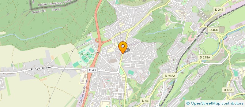 localisation de l'entreprise SCI TM ESTATE à LONGWY