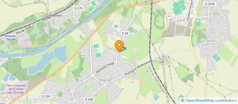 localisation de l'entreprise SCI TM FAMILY  MAING