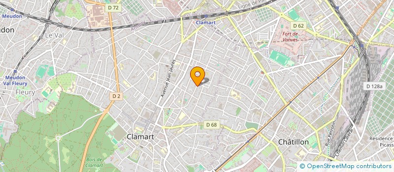 localisation de l'entreprise SCI TM1VEST  CLAMART