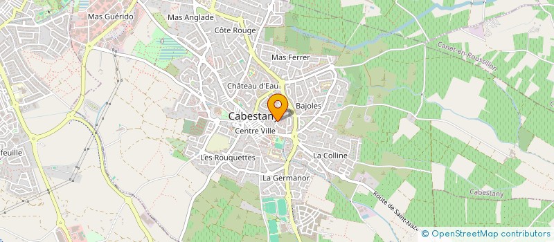 localisation de l'entreprise SCI TM63  CABESTANY