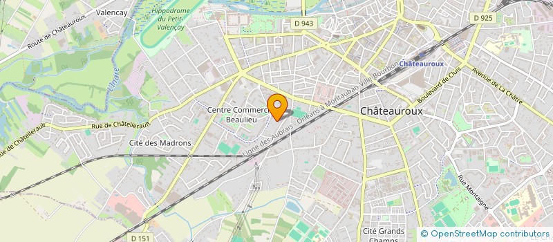 localisation de l'entreprise SCI TMA à CHATEAUROUX