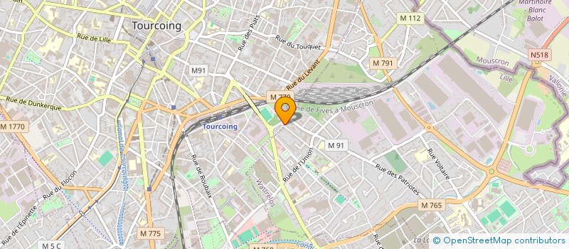 localisation de l'entreprise SCI TMB  WATTRELOS