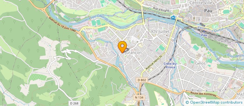 localisation de l'entreprise SCI TMB64 à JURANCON