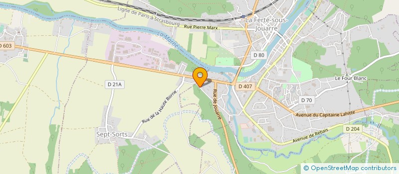 localisation de l'entreprise SCI TMBA à LA FERTE SOUS JOUARRE