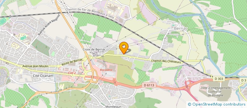 localisation de l'entreprise SCI TMC 11  BERRIAC