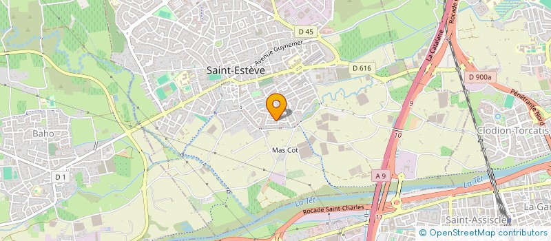 localisation de l'entreprise SCI TMC  SAINT-ESTEVE