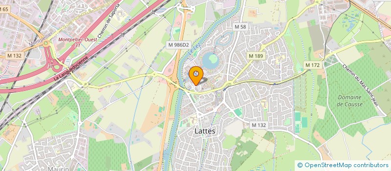 localisation de l'entreprise SCI TMC INVEST à LATTES