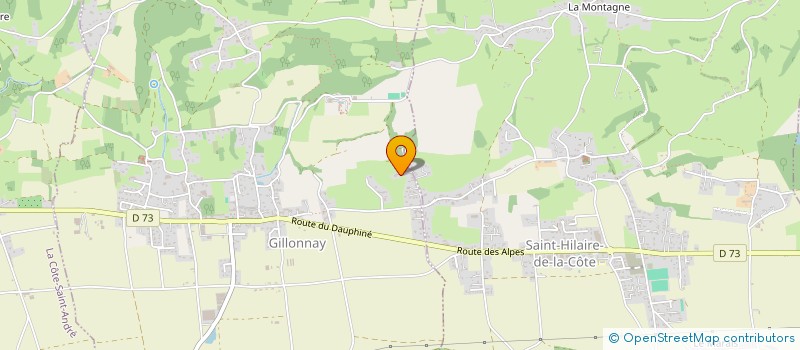 localisation de l'entreprise SCI TMCE  GILLONNAY