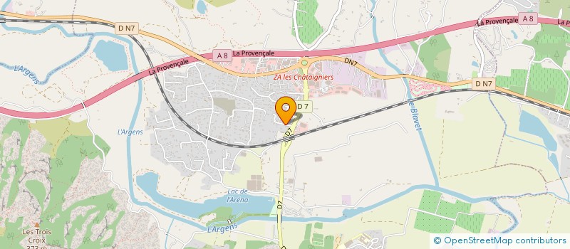 localisation de l'entreprise SCI TMD à ROQUEBRUNE-SUR-ARGENS