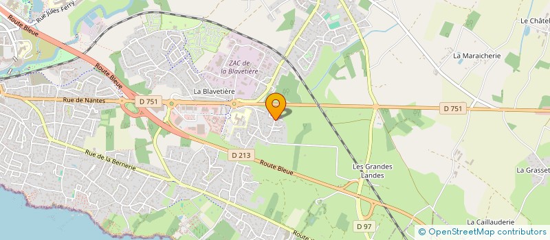 localisation de l'entreprise SCI TMDJ  PORNIC