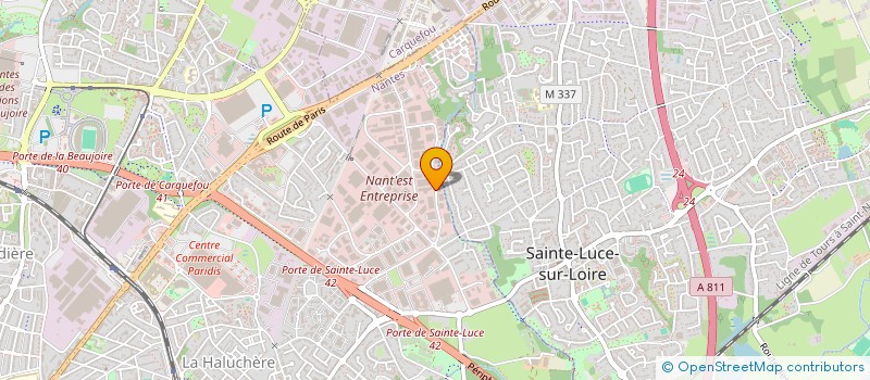 localisation de l'entreprise SCI TME  NANTES