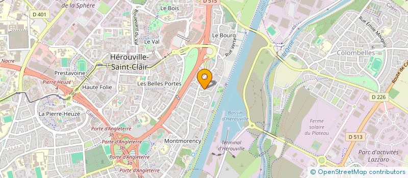 localisation de l'entreprise SCI TMEF à HEROUVILLE-SAINT-CLAIR