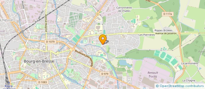 localisation de l'entreprise SCI TMFK à BOURG-EN-BRESSE