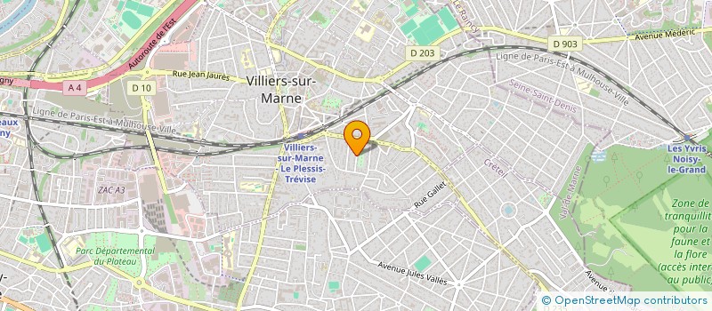 localisation de l'entreprise SCI TMG  VILLIERS-SUR-MARNE