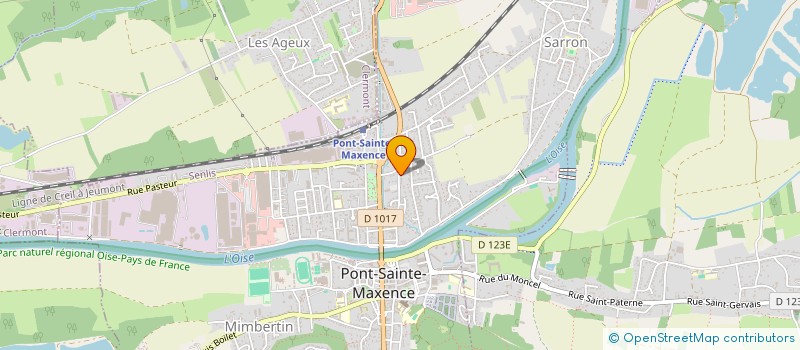 localisation de l'entreprise SCI TMJNOZ  PONT-SAINTE-MAXENCE