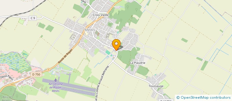 localisation de l'entreprise SCI TML  MEDIS