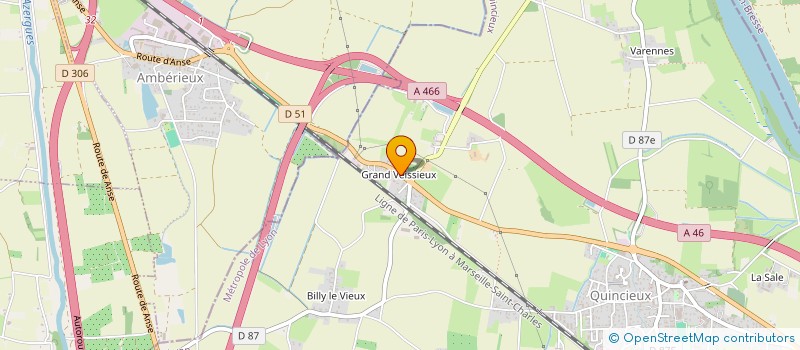 localisation de l'entreprise SCI TMLC  QUINCIEUX